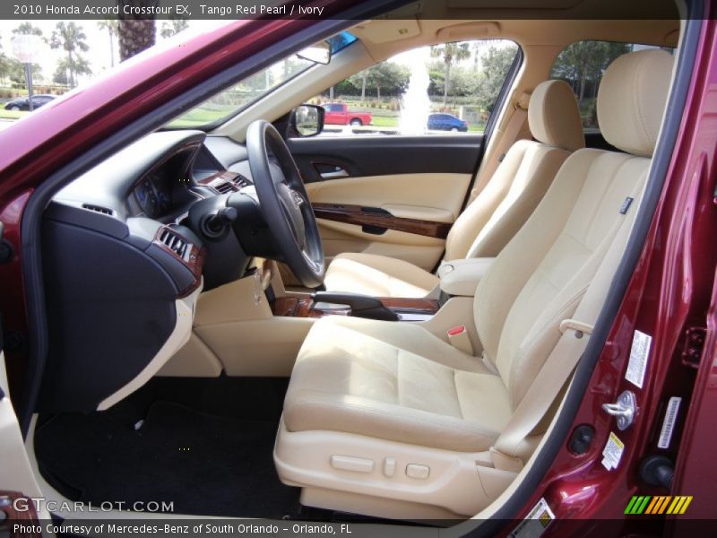 Front Seat of 2010 Accord Crosstour EX