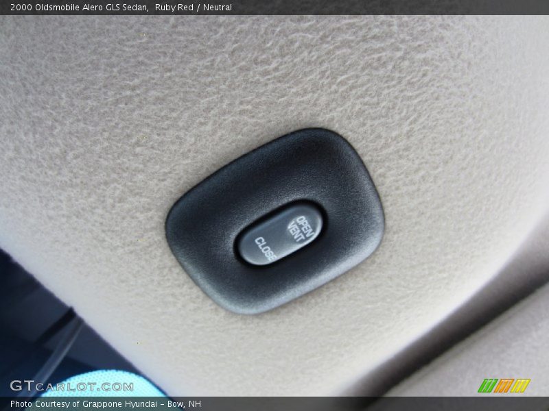 Ruby Red / Neutral 2000 Oldsmobile Alero GLS Sedan