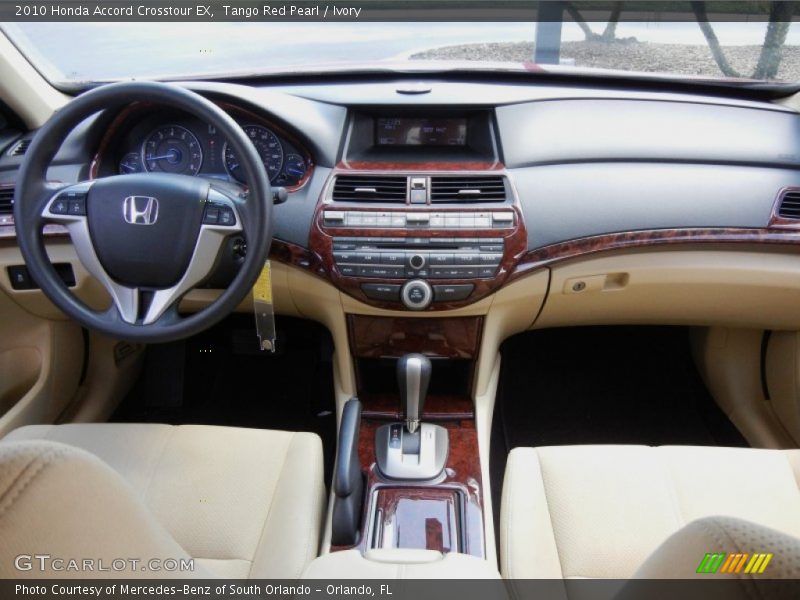 Dashboard of 2010 Accord Crosstour EX
