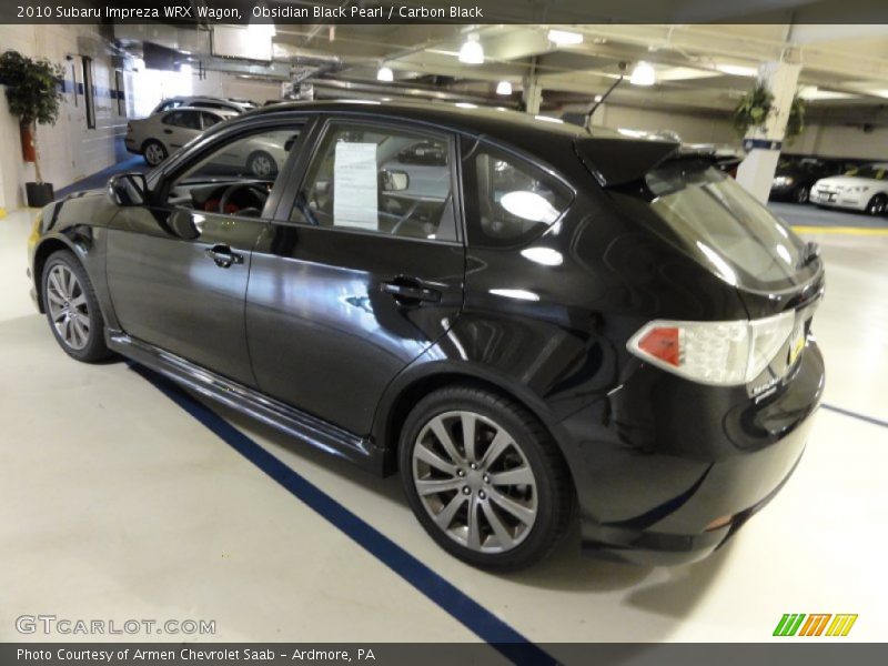 Obsidian Black Pearl / Carbon Black 2010 Subaru Impreza WRX Wagon