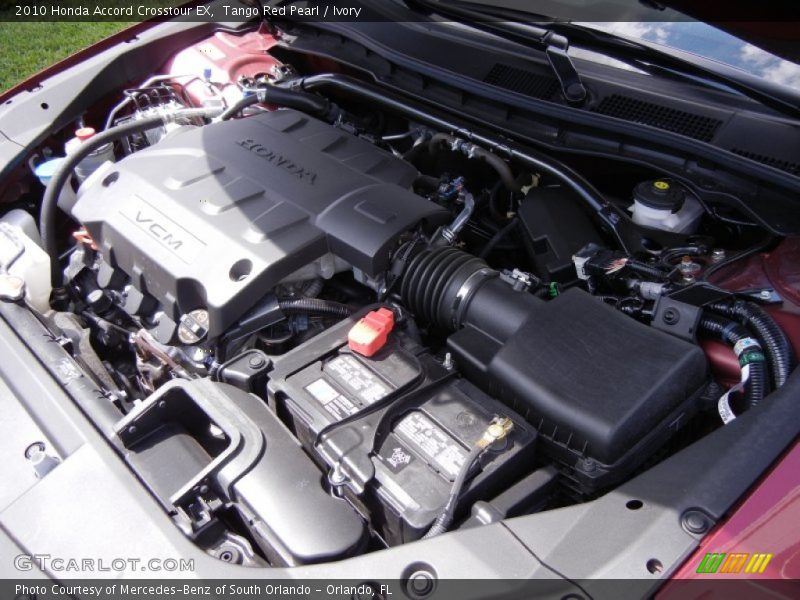 Tango Red Pearl / Ivory 2010 Honda Accord Crosstour EX