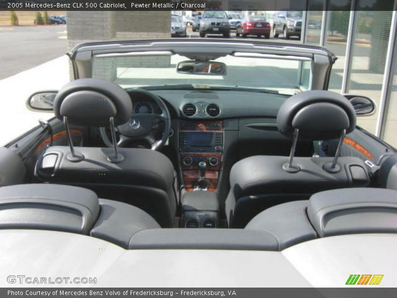 Pewter Metallic / Charcoal 2005 Mercedes-Benz CLK 500 Cabriolet