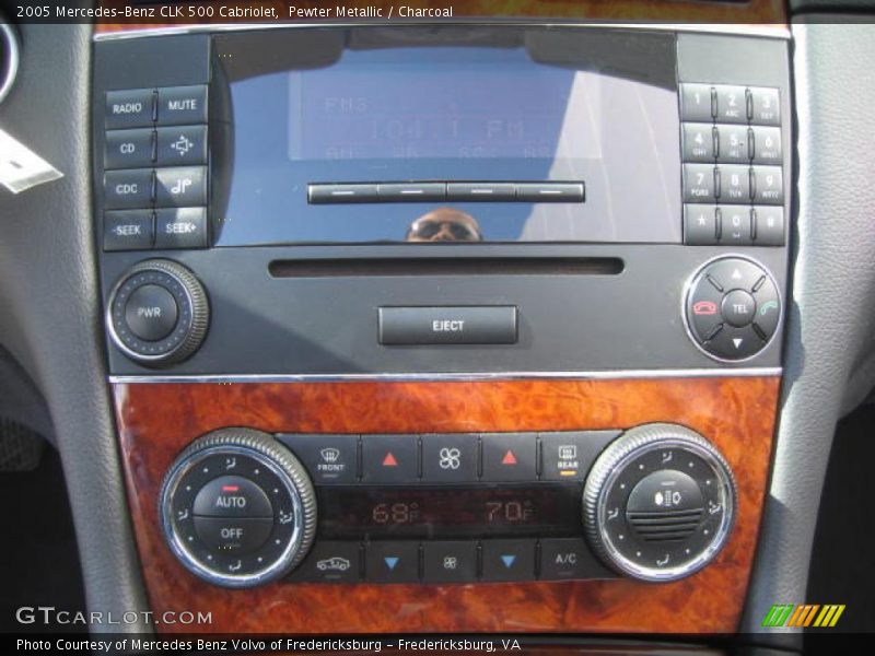 Pewter Metallic / Charcoal 2005 Mercedes-Benz CLK 500 Cabriolet