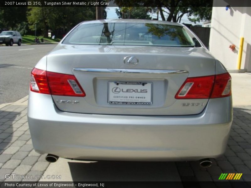 Tungsten Silver Metallic / Light Gray 2007 Lexus ES 350