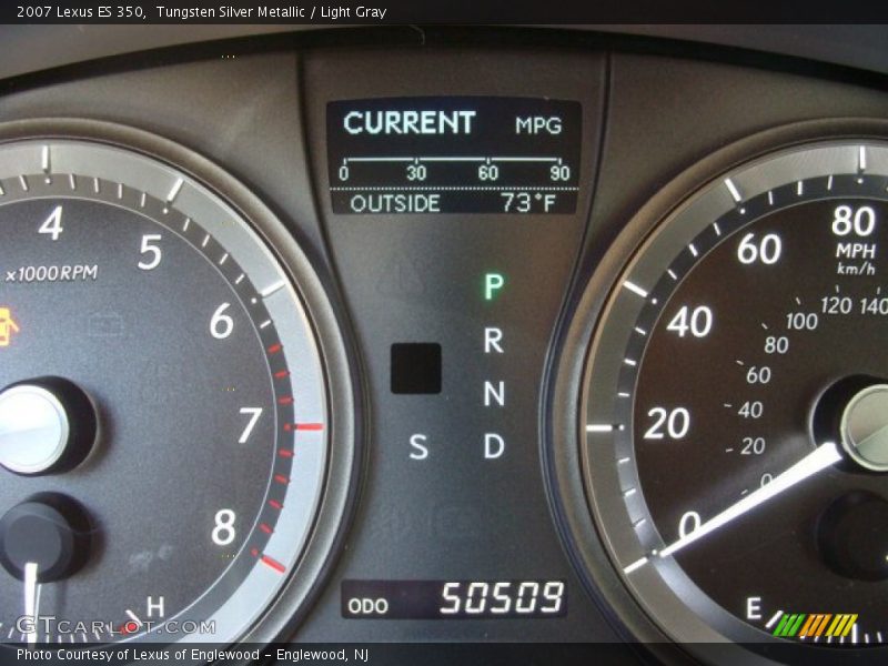 Tungsten Silver Metallic / Light Gray 2007 Lexus ES 350