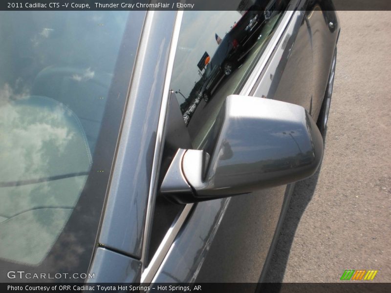 Thunder Gray ChromaFlair / Ebony 2011 Cadillac CTS -V Coupe