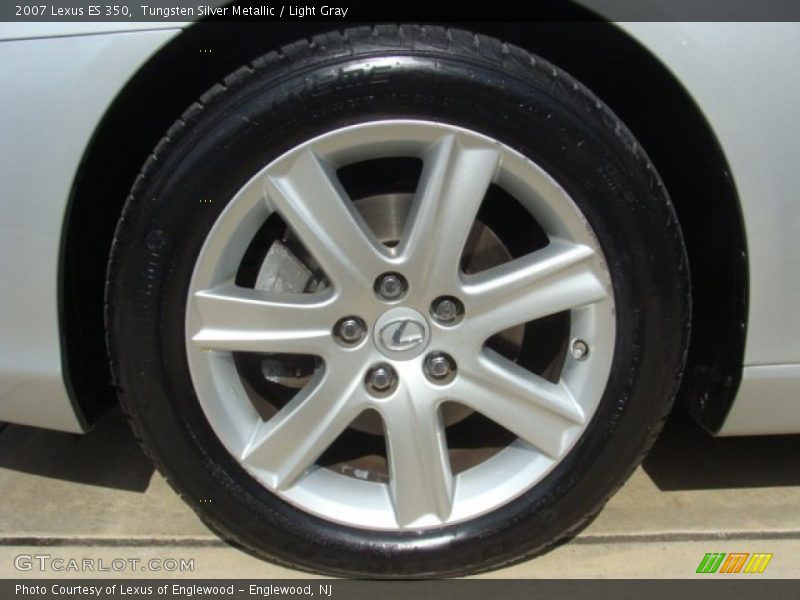 Tungsten Silver Metallic / Light Gray 2007 Lexus ES 350