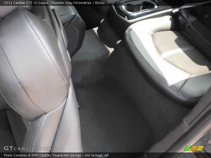 Thunder Gray ChromaFlair / Ebony 2011 Cadillac CTS -V Coupe