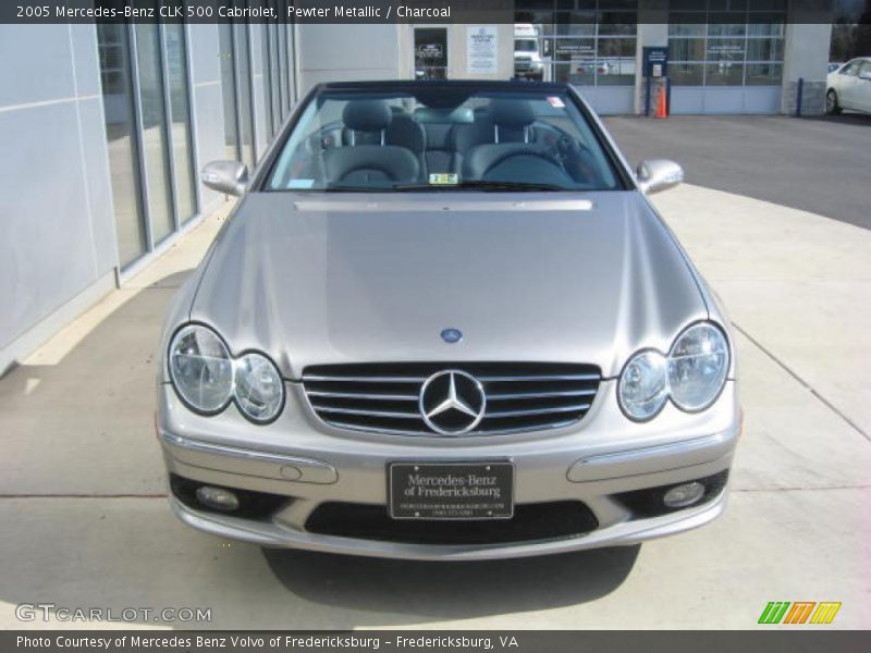 Pewter Metallic / Charcoal 2005 Mercedes-Benz CLK 500 Cabriolet