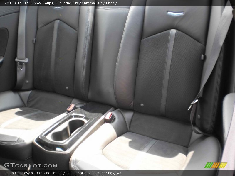 Thunder Gray ChromaFlair / Ebony 2011 Cadillac CTS -V Coupe