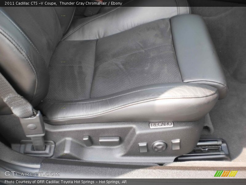 Thunder Gray ChromaFlair / Ebony 2011 Cadillac CTS -V Coupe