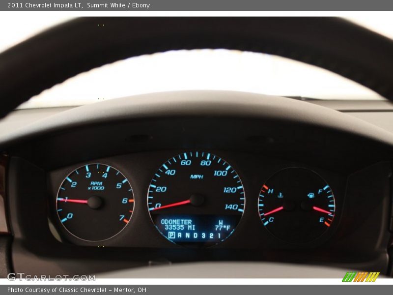 Summit White / Ebony 2011 Chevrolet Impala LT