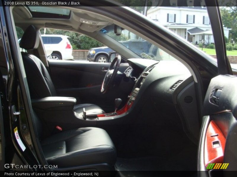 Obsidian Black / Black 2008 Lexus ES 350