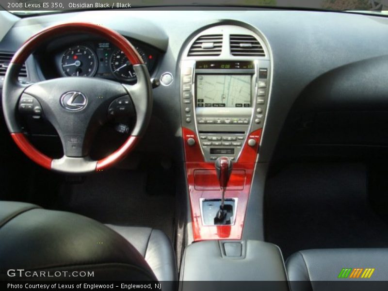 Obsidian Black / Black 2008 Lexus ES 350