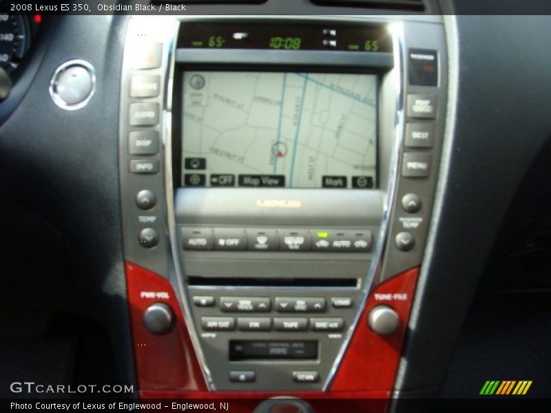 Obsidian Black / Black 2008 Lexus ES 350