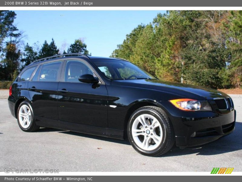 Jet Black / Beige 2008 BMW 3 Series 328i Wagon