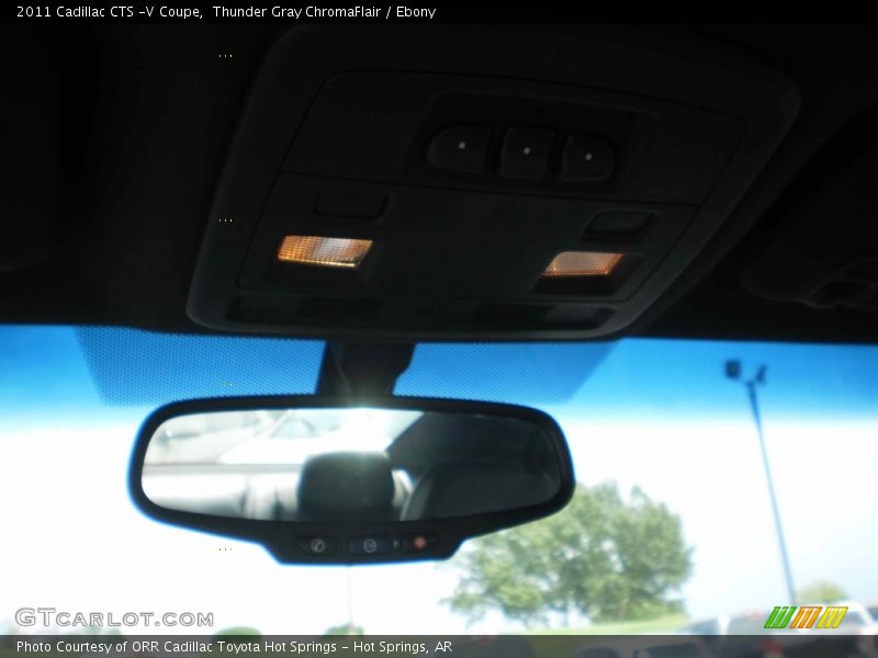 Thunder Gray ChromaFlair / Ebony 2011 Cadillac CTS -V Coupe