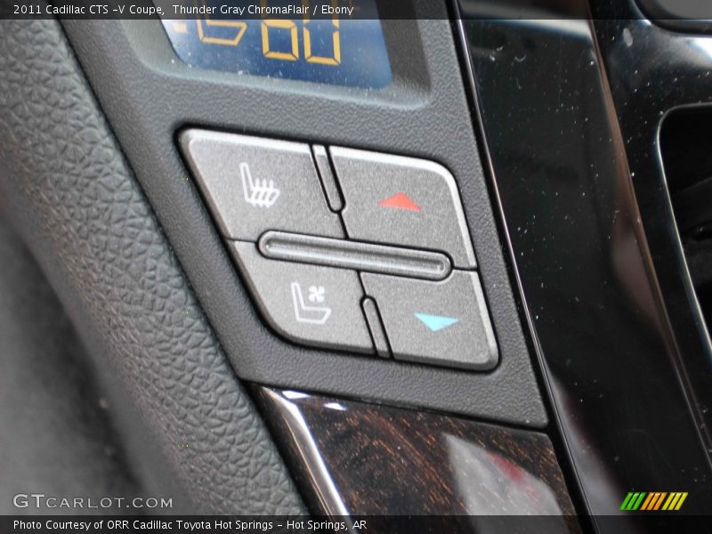 Thunder Gray ChromaFlair / Ebony 2011 Cadillac CTS -V Coupe