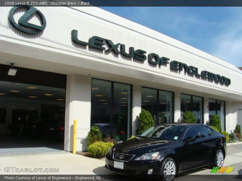 Obsidian Black / Black 2008 Lexus IS 250 AWD