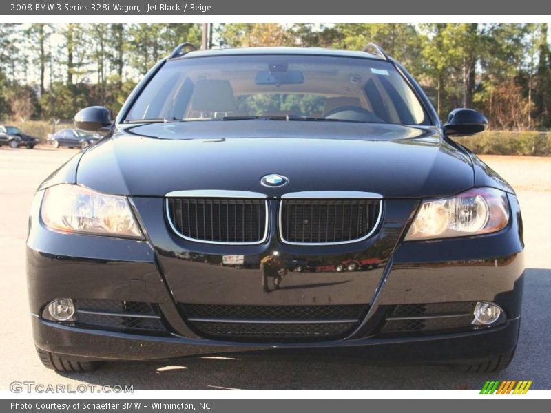 Jet Black / Beige 2008 BMW 3 Series 328i Wagon
