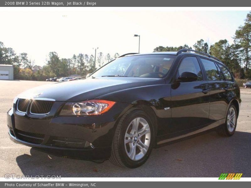 Jet Black / Beige 2008 BMW 3 Series 328i Wagon