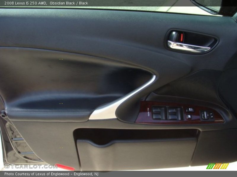 Obsidian Black / Black 2008 Lexus IS 250 AWD