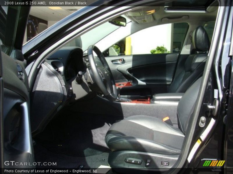Obsidian Black / Black 2008 Lexus IS 250 AWD
