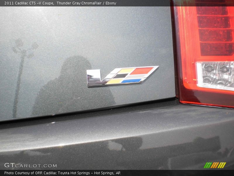 Thunder Gray ChromaFlair / Ebony 2011 Cadillac CTS -V Coupe