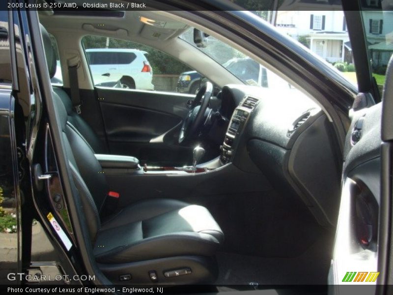 Obsidian Black / Black 2008 Lexus IS 250 AWD