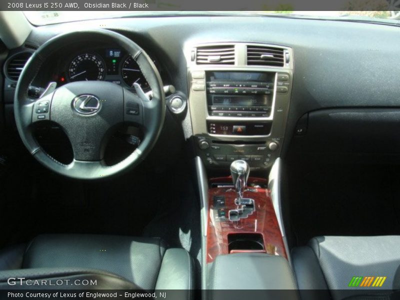 Obsidian Black / Black 2008 Lexus IS 250 AWD