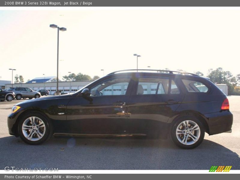 Jet Black / Beige 2008 BMW 3 Series 328i Wagon