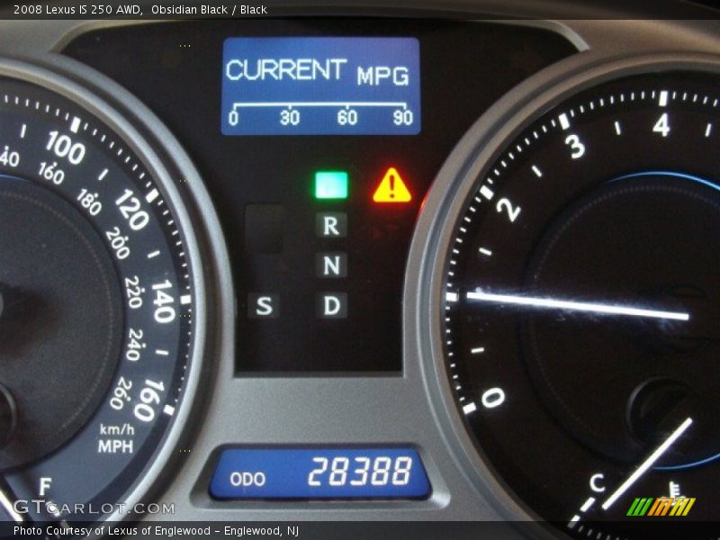 Obsidian Black / Black 2008 Lexus IS 250 AWD