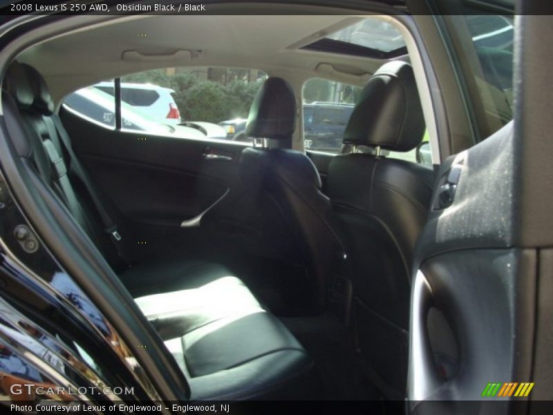 Obsidian Black / Black 2008 Lexus IS 250 AWD