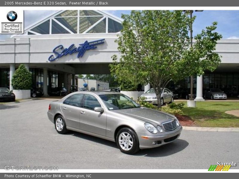 Pewter Metallic / Black 2005 Mercedes-Benz E 320 Sedan