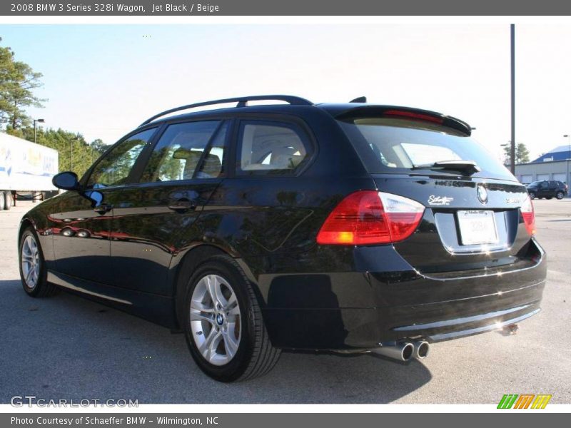 Jet Black / Beige 2008 BMW 3 Series 328i Wagon