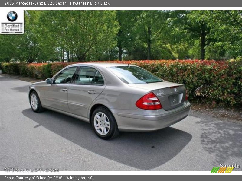 Pewter Metallic / Black 2005 Mercedes-Benz E 320 Sedan