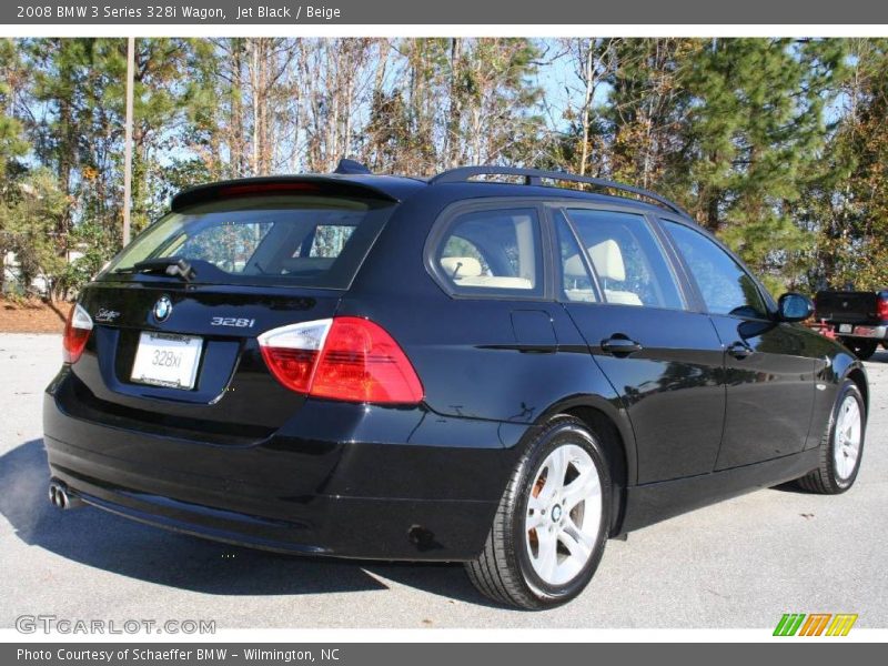 Jet Black / Beige 2008 BMW 3 Series 328i Wagon