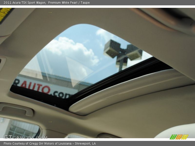 Premium White Pearl / Taupe 2011 Acura TSX Sport Wagon