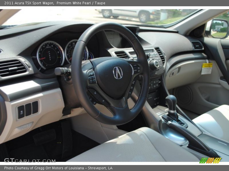 Dashboard of 2011 TSX Sport Wagon