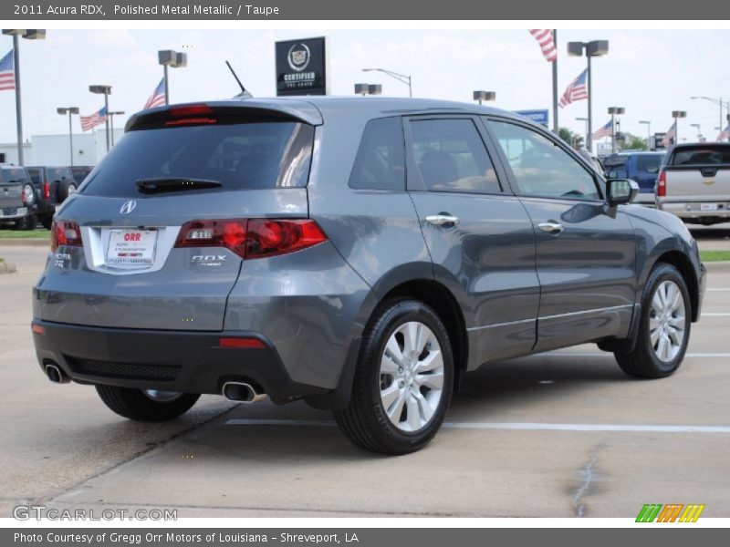 Polished Metal Metallic / Taupe 2011 Acura RDX