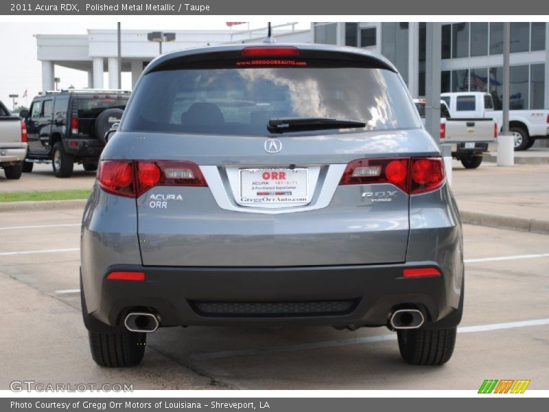 Polished Metal Metallic / Taupe 2011 Acura RDX