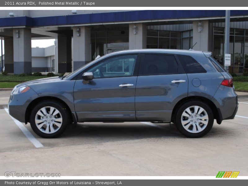 Polished Metal Metallic / Taupe 2011 Acura RDX