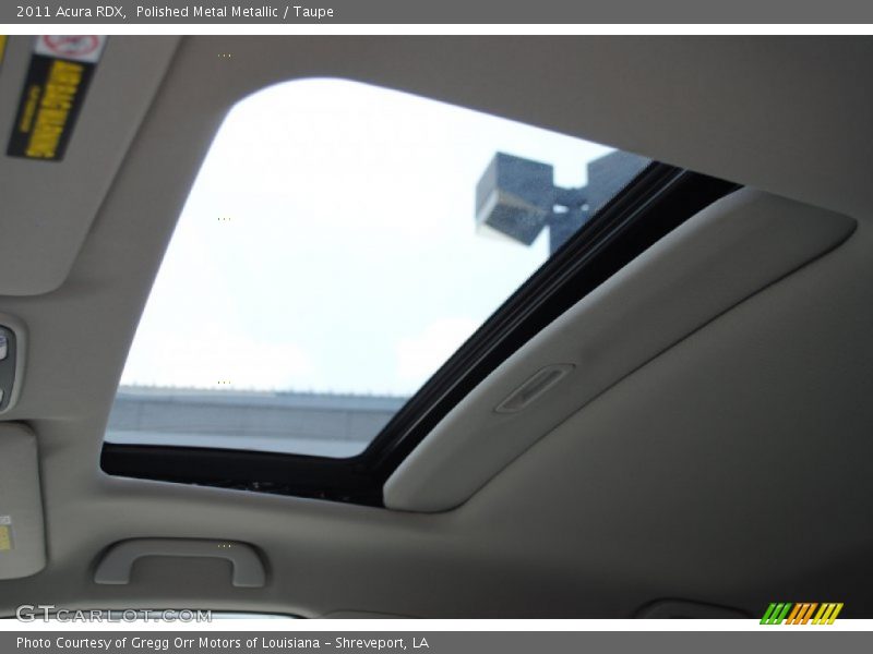 Sunroof of 2011 RDX 