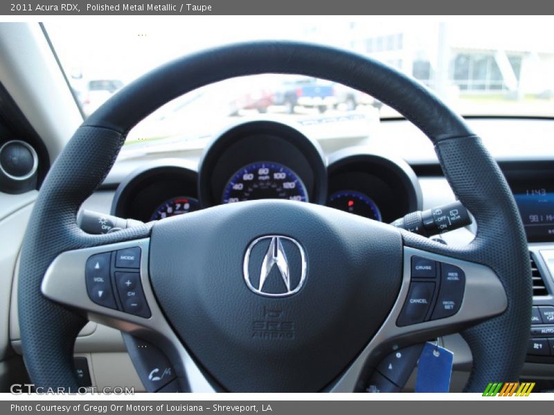 Polished Metal Metallic / Taupe 2011 Acura RDX