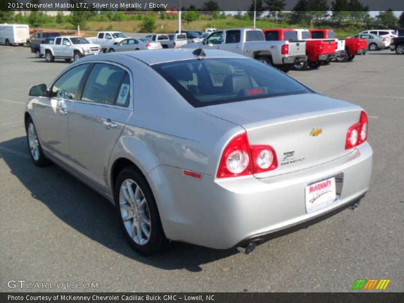 Silver Ice Metallic / Ebony 2012 Chevrolet Malibu LTZ