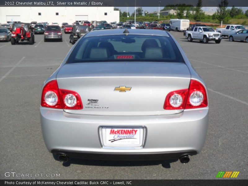 Silver Ice Metallic / Ebony 2012 Chevrolet Malibu LTZ