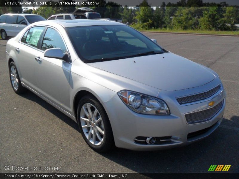 Silver Ice Metallic / Ebony 2012 Chevrolet Malibu LTZ