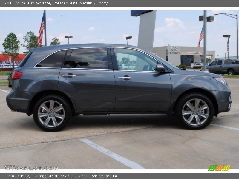 Polished Metal Metallic / Ebony 2011 Acura MDX Advance