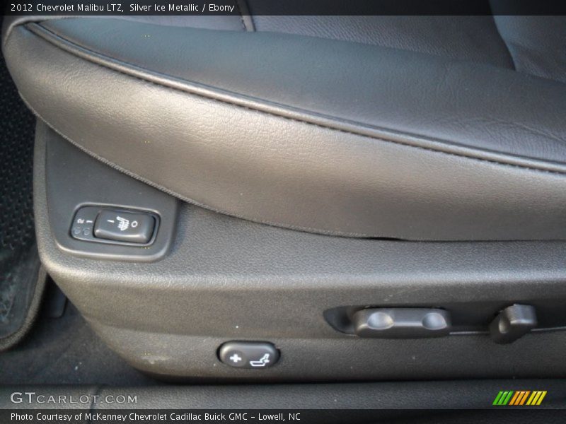 Silver Ice Metallic / Ebony 2012 Chevrolet Malibu LTZ