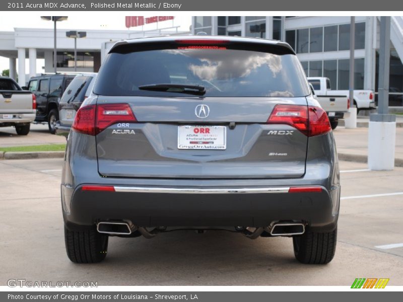 Polished Metal Metallic / Ebony 2011 Acura MDX Advance